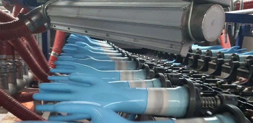 hybrid ir catalytic system for glove and condom