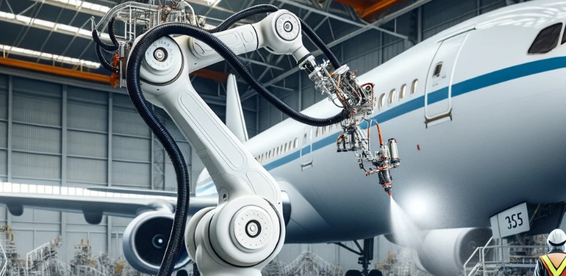 aerospace needs robotic paint sprayer